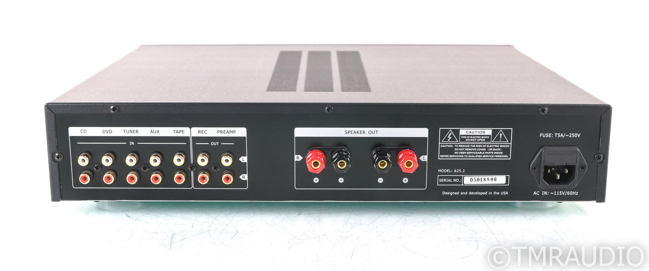 Music Hall a25.2 Stereo Integrated Amplifier; A-25.2; Silver (No Remote)