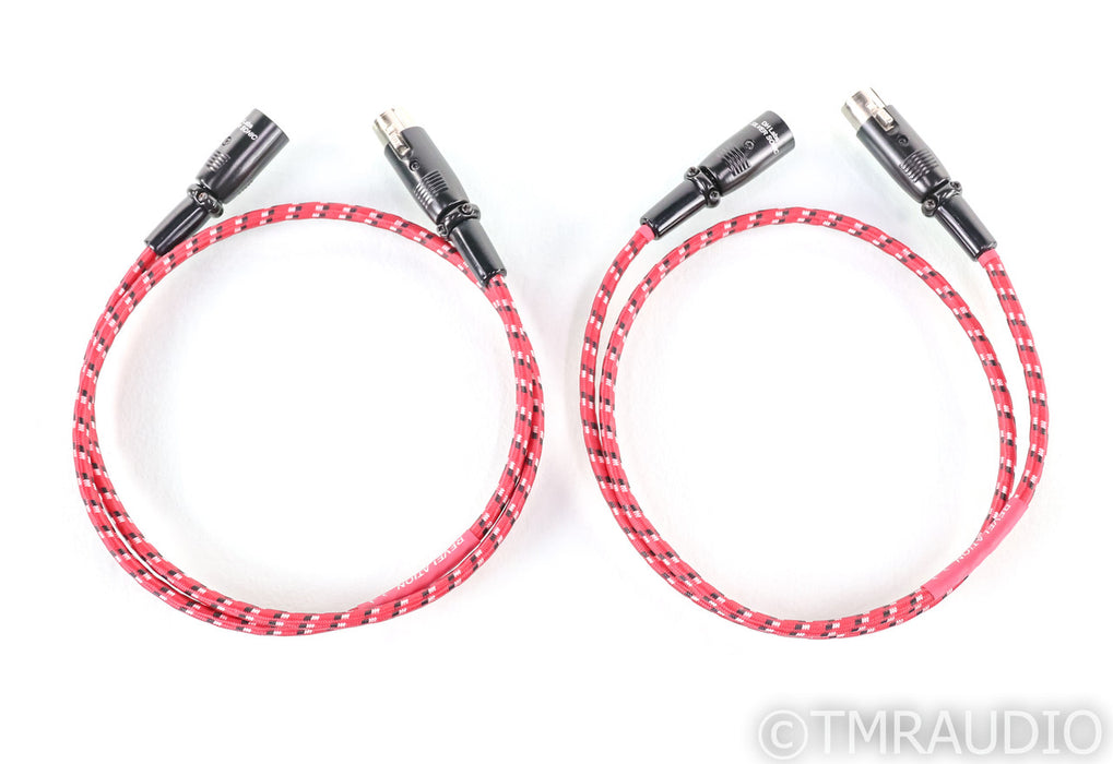 DH Labs Revelation XLR Cables; 1m Pair Balanced Interconnects