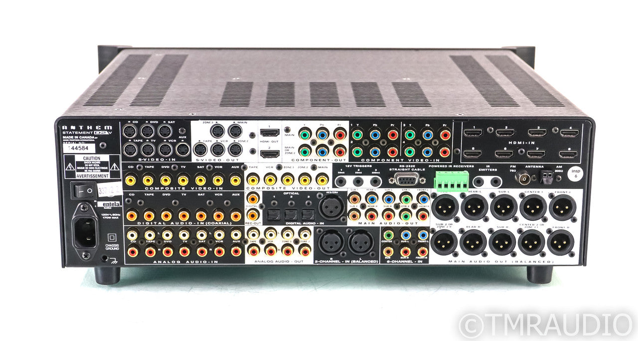 Anthem Statement D2v 7.1 Channel Home Theater Processor