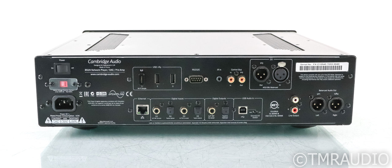 Cambridge Audio Azur 851N Wireless Streaming DAC; D/A Converter; 851-N; Remote