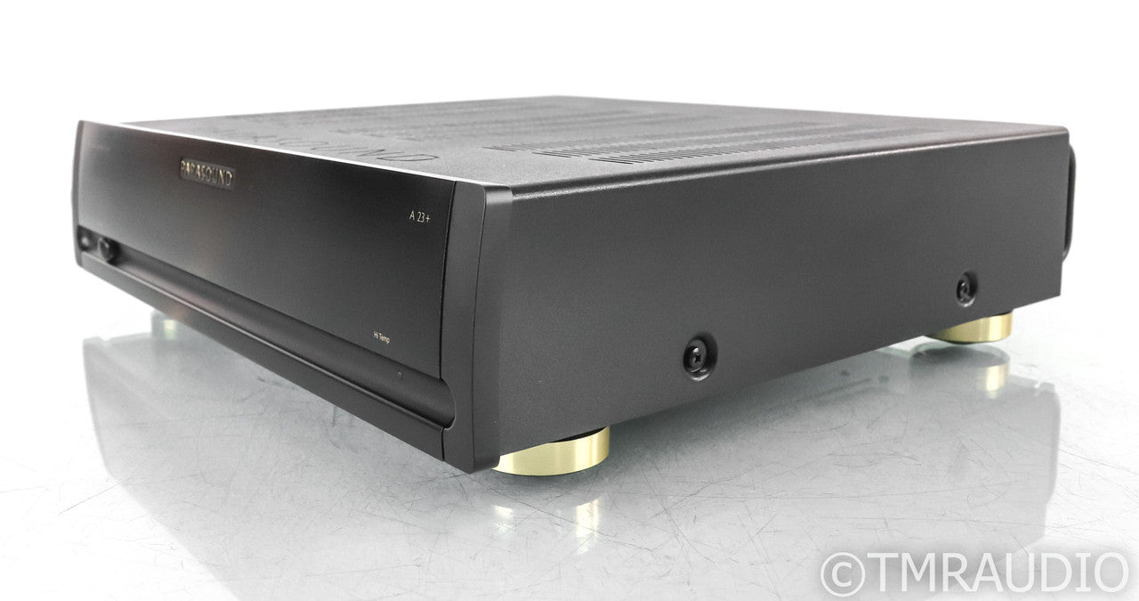 Parasound Halo A23+ Stereo Power Amplifier; Black