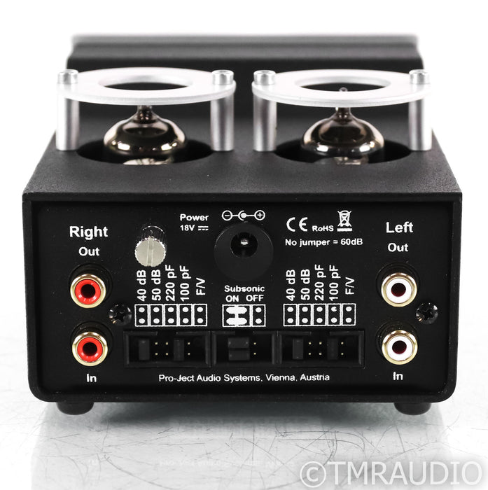 Pro-Ject Tube Box DS MM / MC Phono Preamplifier; Silver