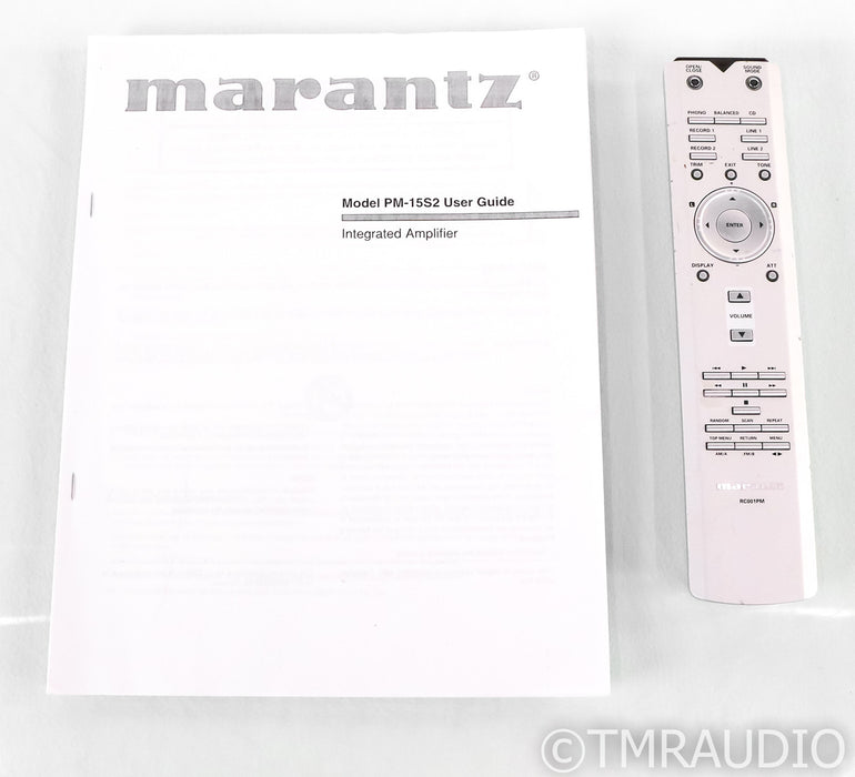 Marantz PM-15S2 Stereo Integrated Amplifier; PM15S2; Remote; Refurbished