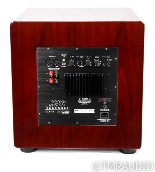 Hsu Research ULS-15 Mk II 15" Powered Subwoofer; Rosenut Finish; ULS15