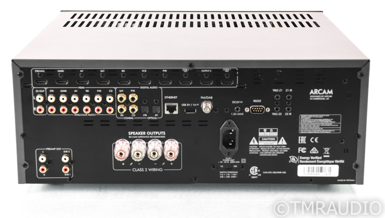 Arcam SR250 Stereo Home Theater Receiver; SR-250; Remote