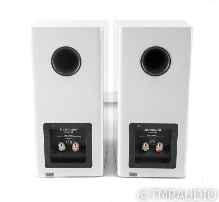 Dynaudio Evoke 20 Bookshelf Speakers; Gloss White Pair