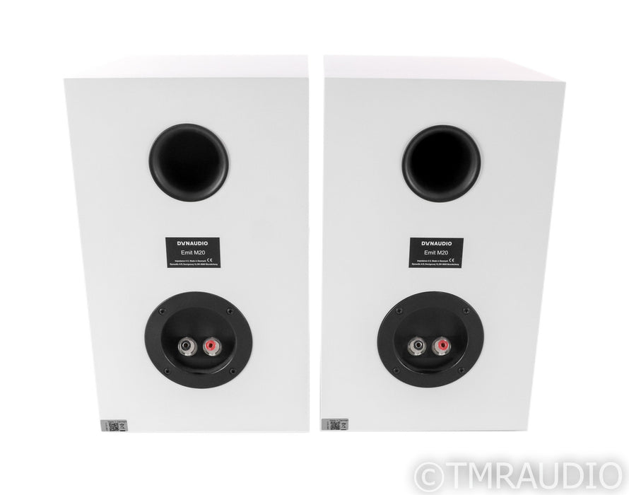 Dynaudio Emit M20 Bookshelf Speakers; Satin White Pair; M-20