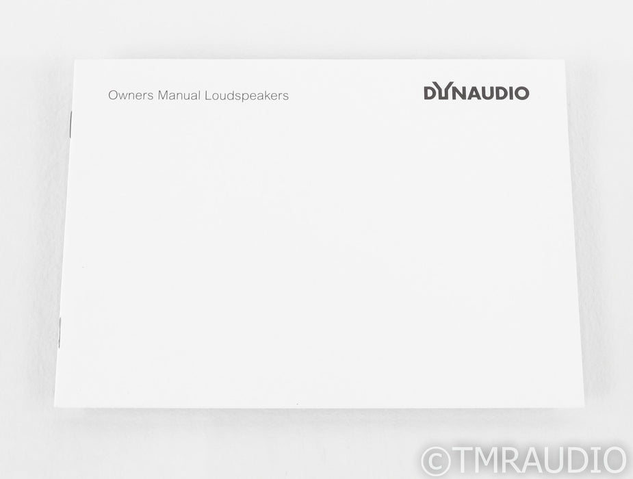 Dynaudio Emit M20 Bookshelf Speakers; Satin White Pair; M-20