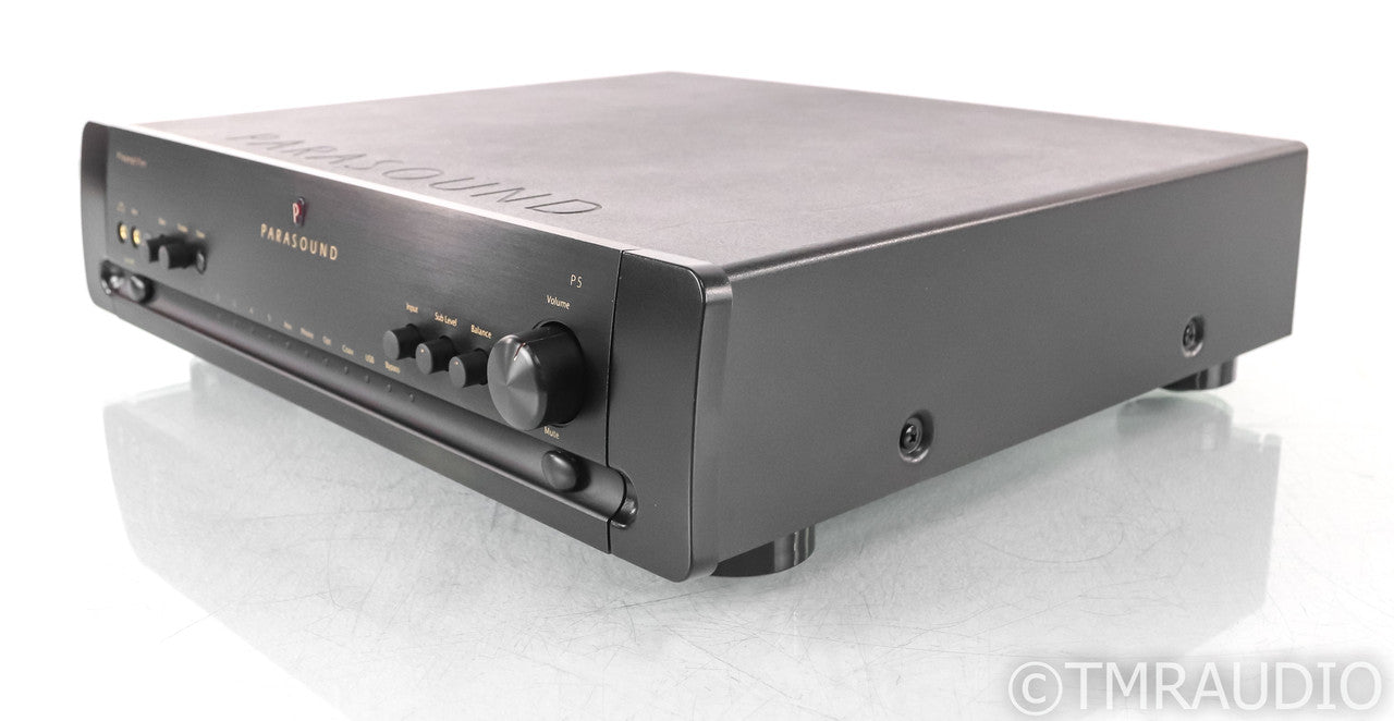 Parasound Halo P5 2.1 Channel Preamplifier; P-5; Black; Remote