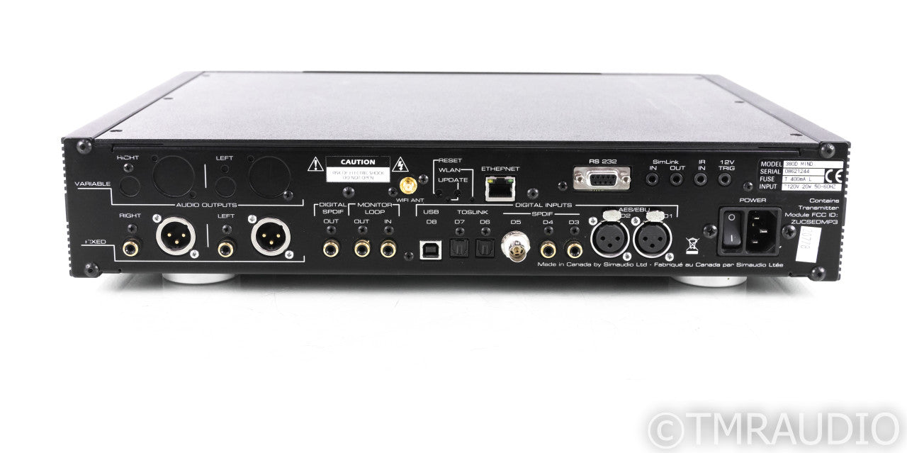 Simaudio Moon 380D MiND 2 DAC; D/A Converter; Network Streamer