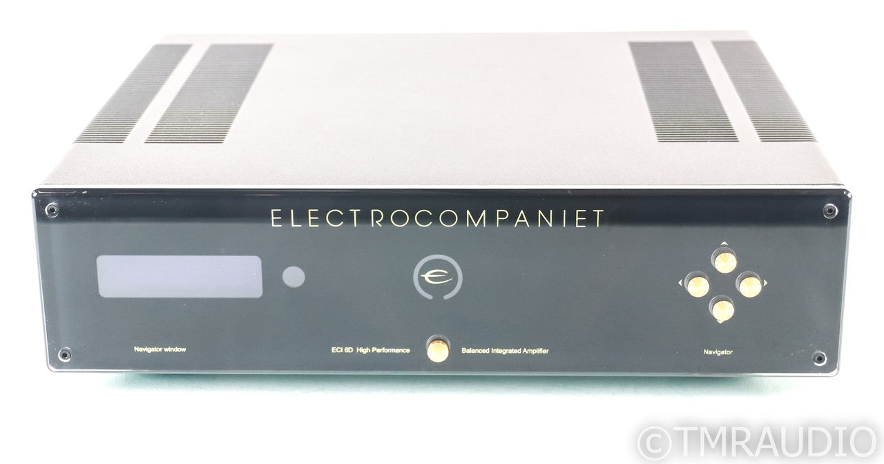 Electrocompaniet ECI 6D Stereo Integrated Amplifier; ECI6D; Remote; Black
