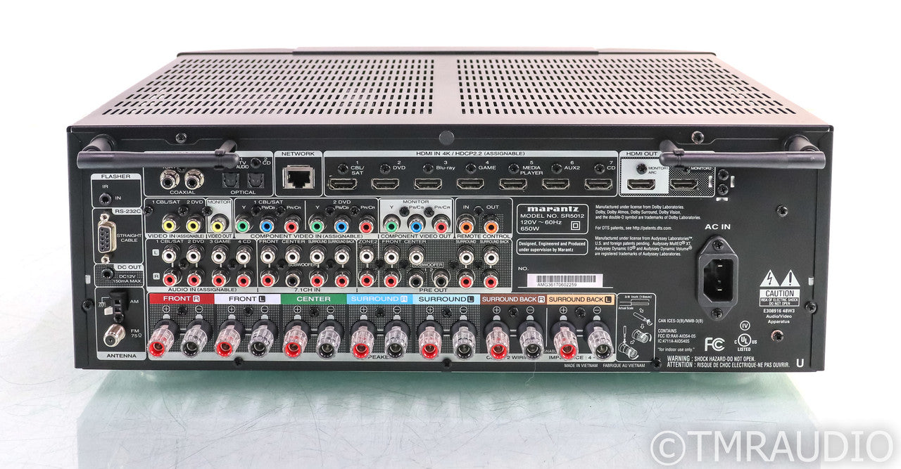 Marantz SR5012 7.2 Channel Home Theater Receiver; SR-5012; Bluetooth