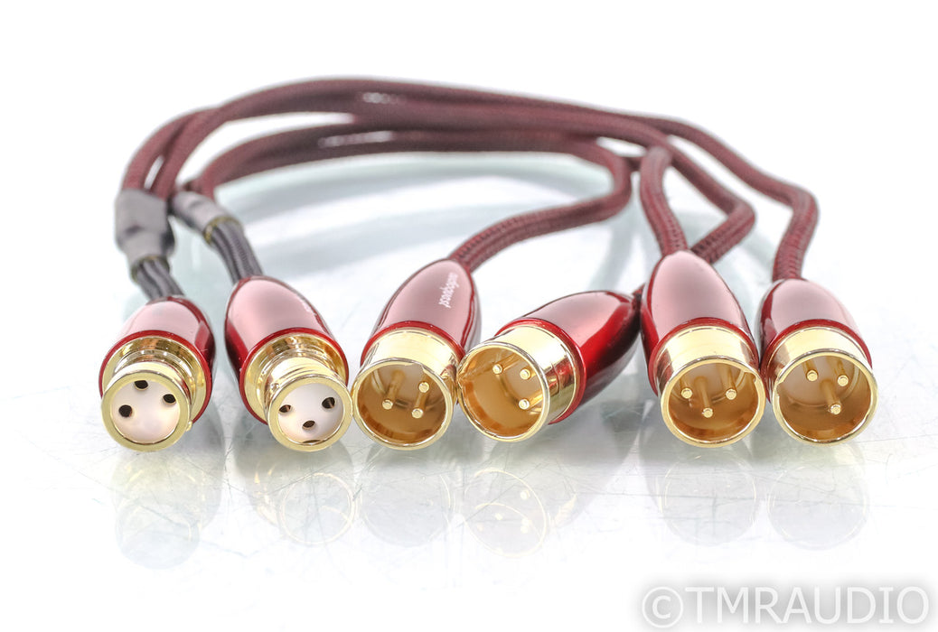 Audioquest Red River XLR Y-Cables; 0.5m Pair Balanced Interconnects