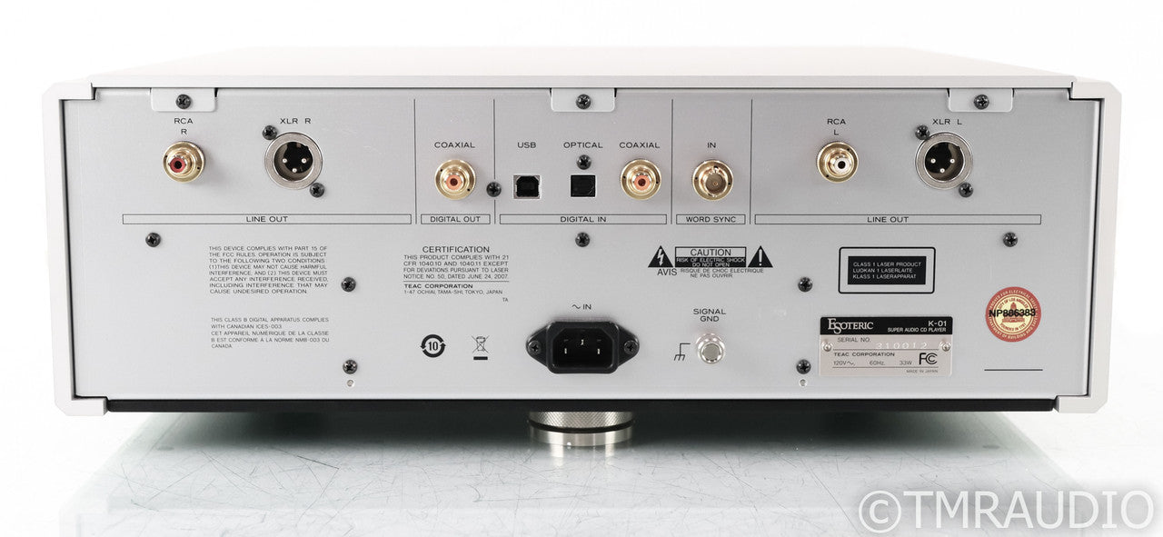 Esoteric K-01 SACD / CD Player; K01; DAC; Remote