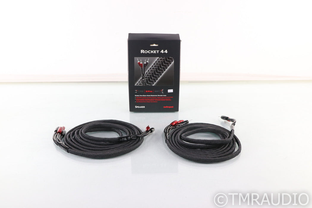 AudioQuest Rocket 44 Bi-Wire Speaker Cables; 15ft Pair (Open Box w/ Warranty)