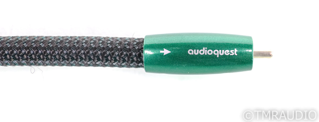 AudioQuest Earth RCA Cables; 1m Pair Interconnects; 72v DBS (Open Box w/ Warranty)