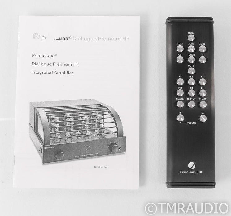 PrimaLuna Dialogue Premium HP Stereo Integrated Amplifier; Remote; Upgrades