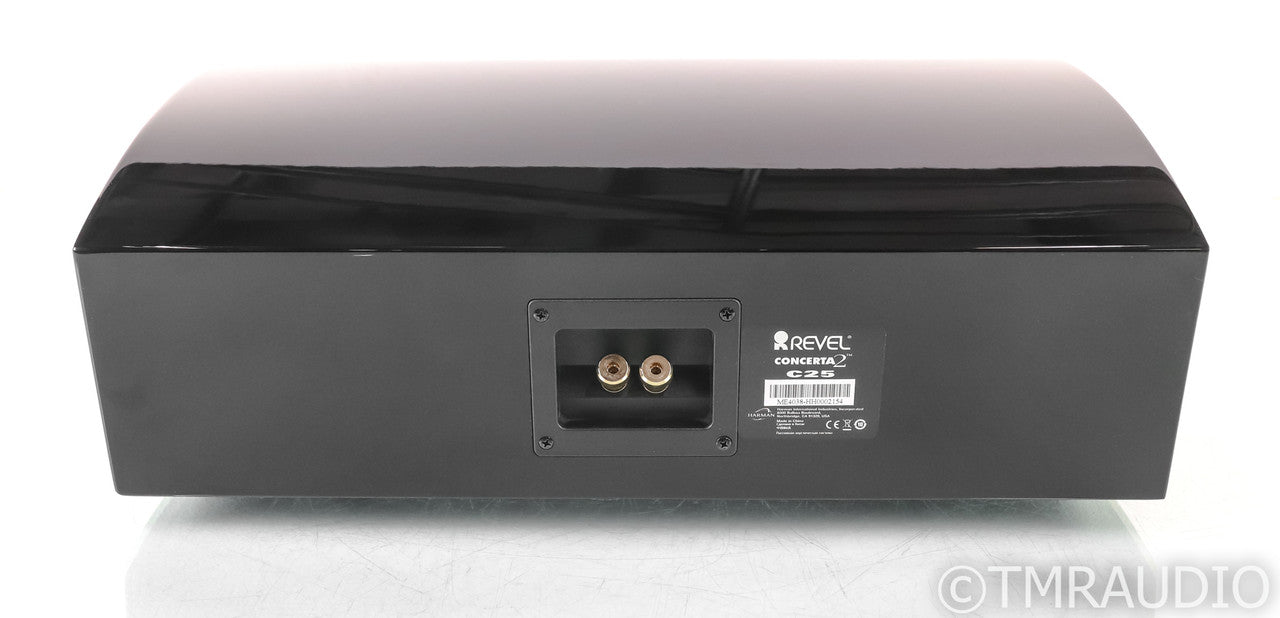 Revel Concerta2 C25 Center Channel Speaker; Gloss Black; Concerta 2 C-25