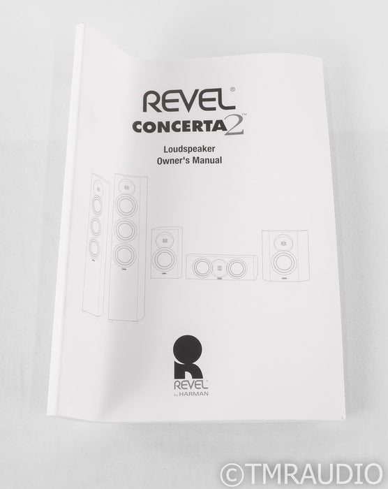Revel Concerta2 C25 Center Channel Speaker; Gloss Black; Concerta 2 C-25