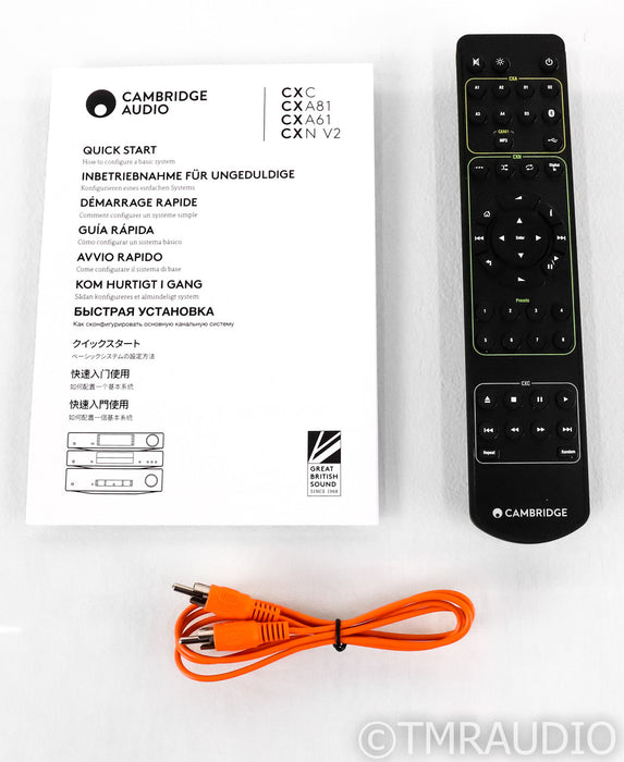 Cambridge Audio CXN V2 Network Streamer; CXNV2; Remote; USB; Spotify Connect
