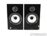 B&W 706 S2 Bookshelf Speakers; Gloss Black Pair; 706S2