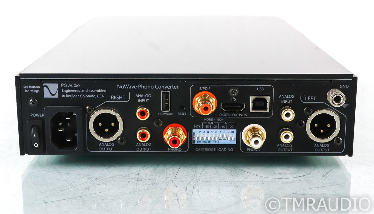 PS Audio NuWave MM / MC Phono Preamplifier; A/D Converter; USB; Black