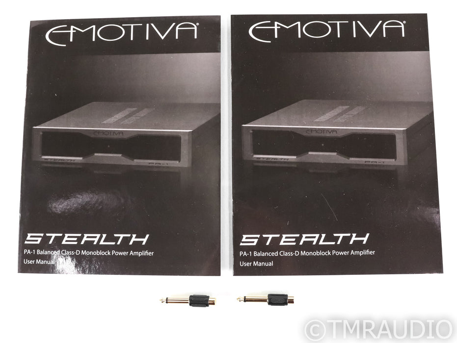Emotiva PA-1 Mono Power Amplifier