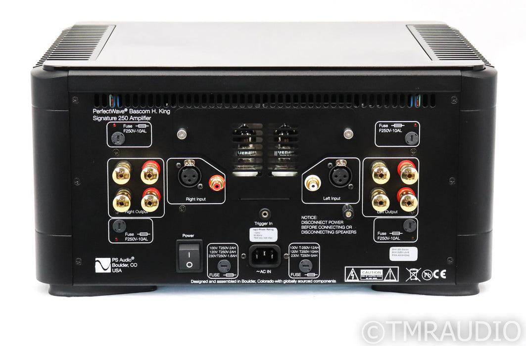 PS Audio BHK Signature 250 Tube Hybrid Stereo Amplifier; Black; BHK-250 (Used)