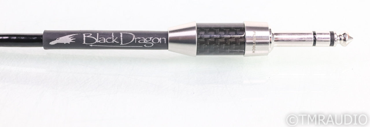 Moon Audio Black Dragon V2 1/4" Headphone Cable; 20ft; For Sennheiser HD800