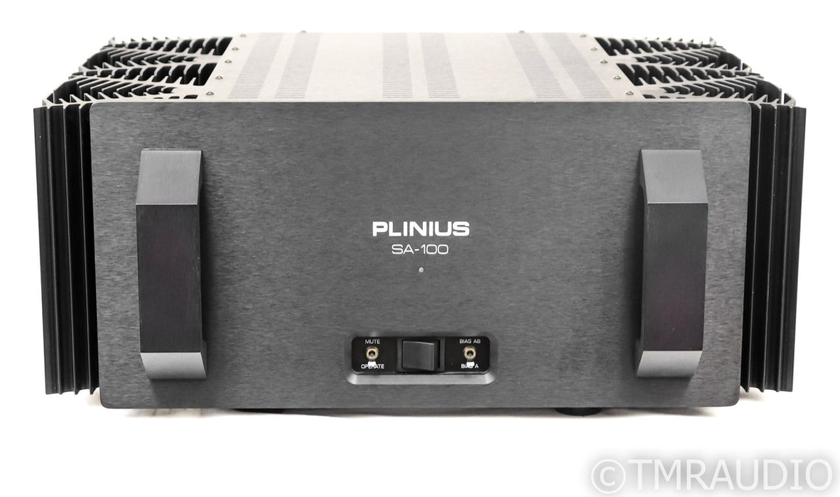 Plinius SA-100 mkIII Stereo Power Amplfier; SA100; Mk.3; Black