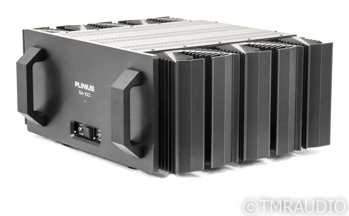 Plinius SA-100 mkIII Stereo Power Amplfier; SA100; Mk.3; Black