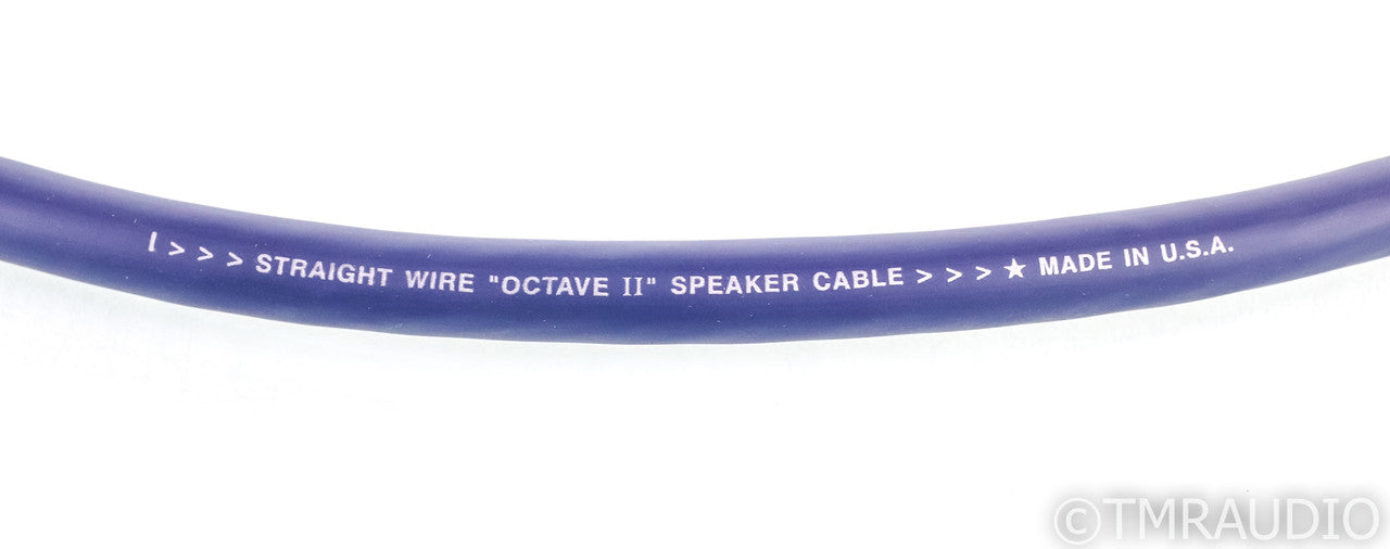 Straight Wire Octave II Bi-wire Speaker Cables; 10ft Pair