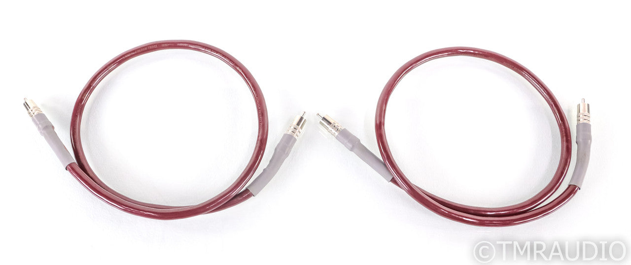 Cardas Golden Cross RCA Cables; 1m Pair Interconnects