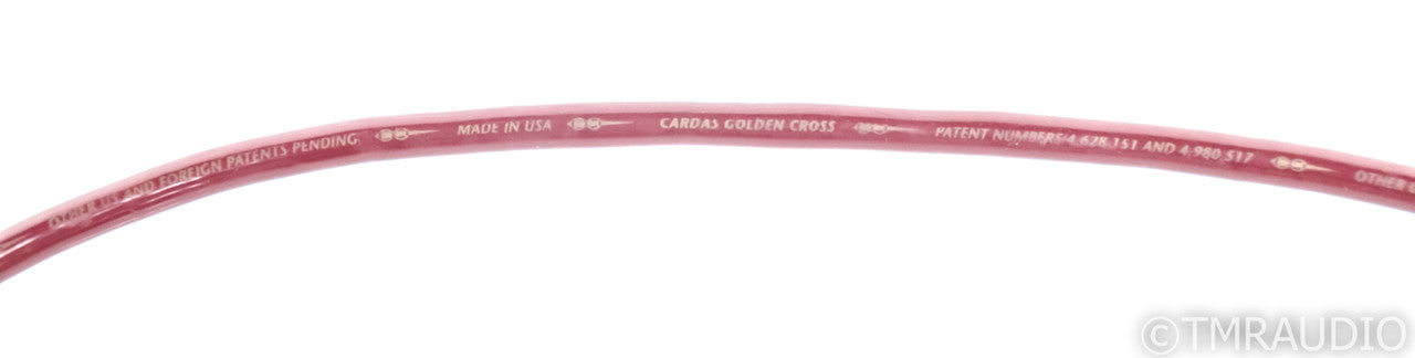 Cardas Golden Cross RCA Cables; 1m Pair Interconnects