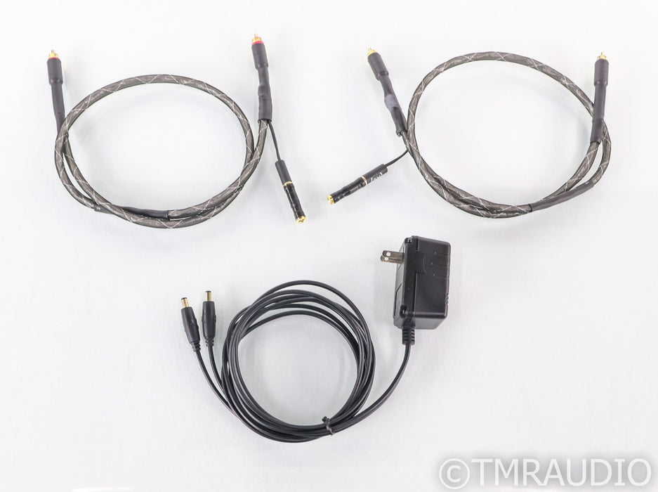 Synergistic Research Alpha Sterling AS RCA Cables; 1m Pair; Active Shielding