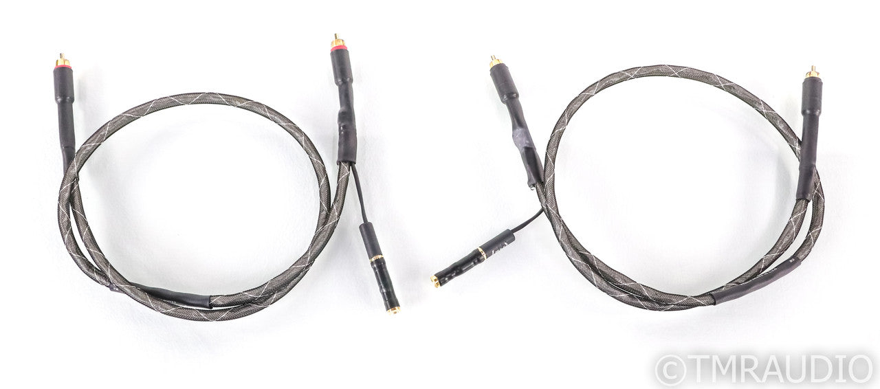 Synergistic Research Alpha Sterling AS RCA Cables; 1m Pair; Active Shielding