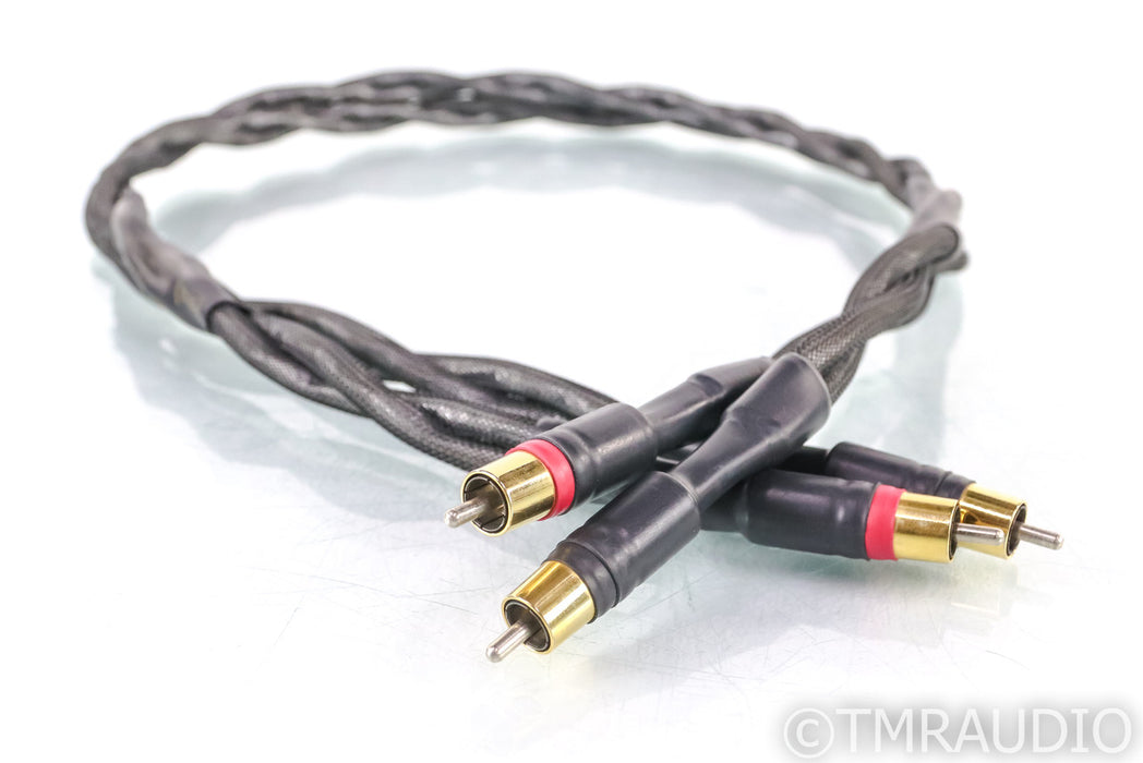 Synergistic Research Analog Phase II RCA Cables; 1m Pair; Grounding Wire