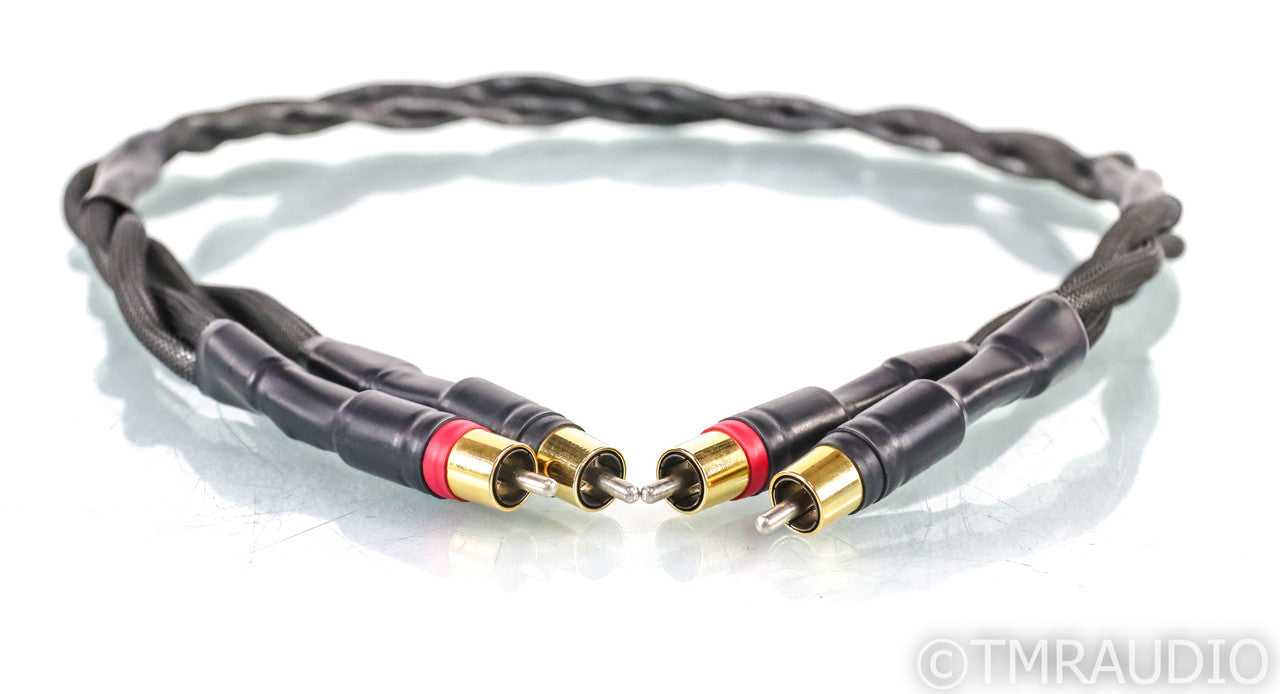 Synergistic Research Analog Phase II RCA Cables; 1m Pair; Grounding Wire