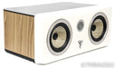 Focal Kanta Center Channel Speaker; White w/ Walnut Veneer