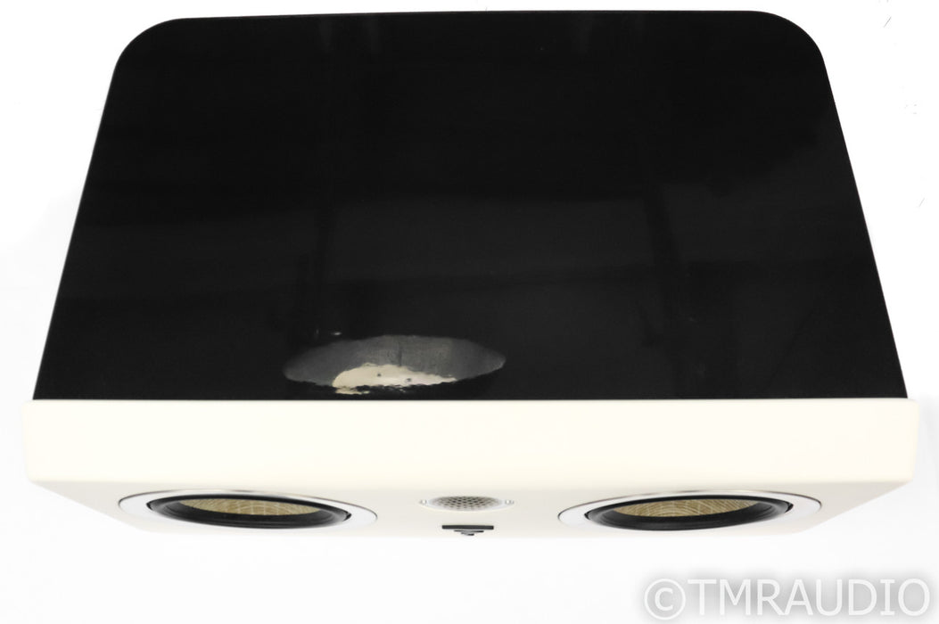 Focal Kanta Center Channel Speaker; White w/ Walnut Veneer