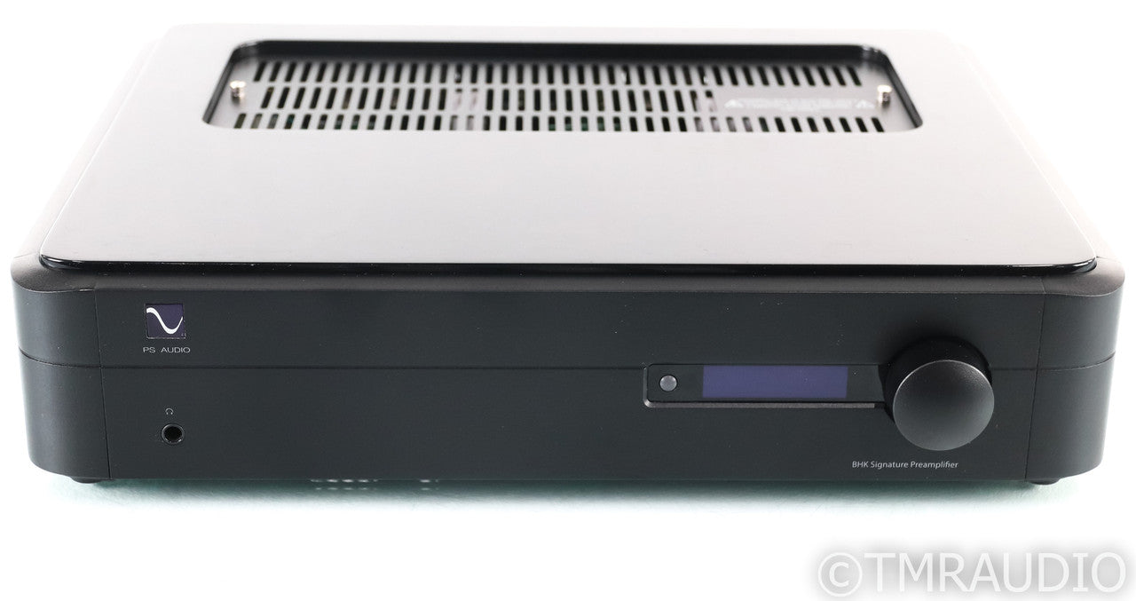 PS Audio BHK Signature Stereo Tube Hybrid Preamplifier; Black; Remote (Used) (1/3)