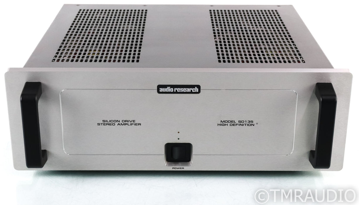 Audio Research SD135 Stereo Power Amplifier; Silver; Upgraded Power Cable