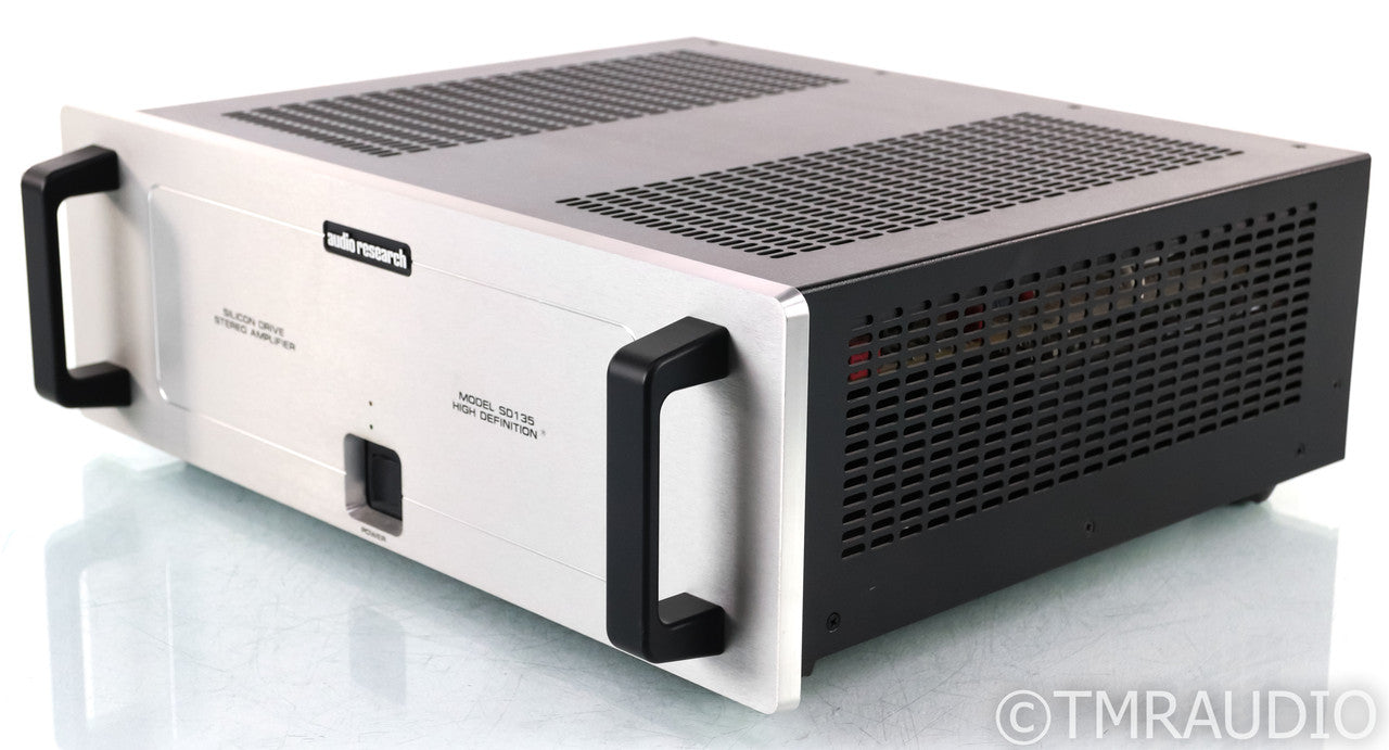 Audio Research SD135 Stereo Power Amplifier; Silver; Upgraded Power Cable
