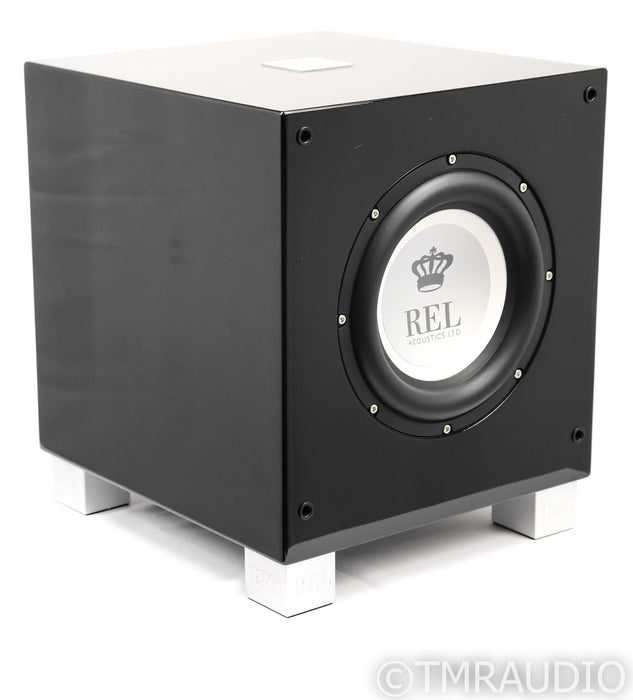 REL T/7i 7" Powered Subwoofer; T-7i; Black