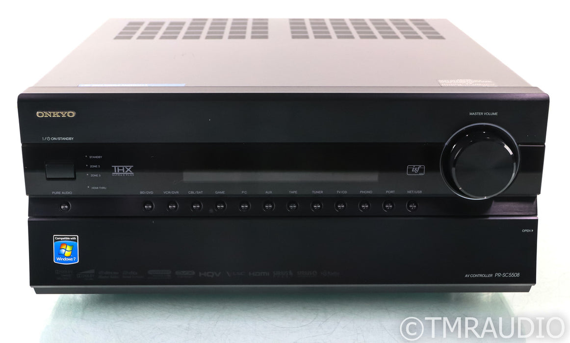 Onkyo PR-SC5508 9.2 Channel Home Theater Processor; Black; MM Phono; Upgraded