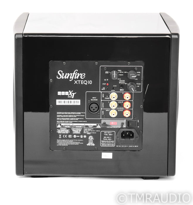 Sunfire XTEQ 10 Dual 10" Powered Subwoofer; XTEQ10; Black