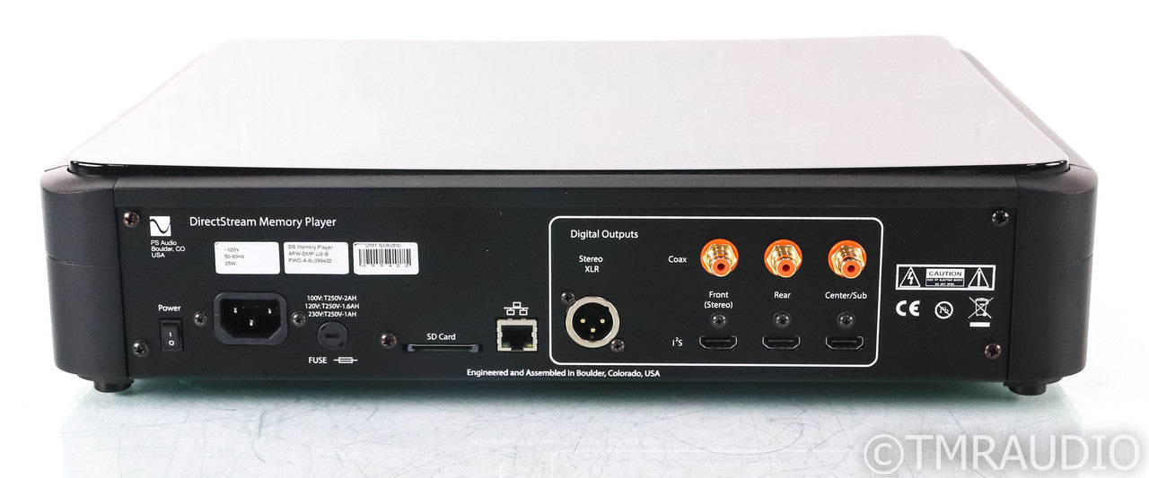 PS Audio DirectStream Memory Player CD / SACD Transport; DMP; Remote (Used)