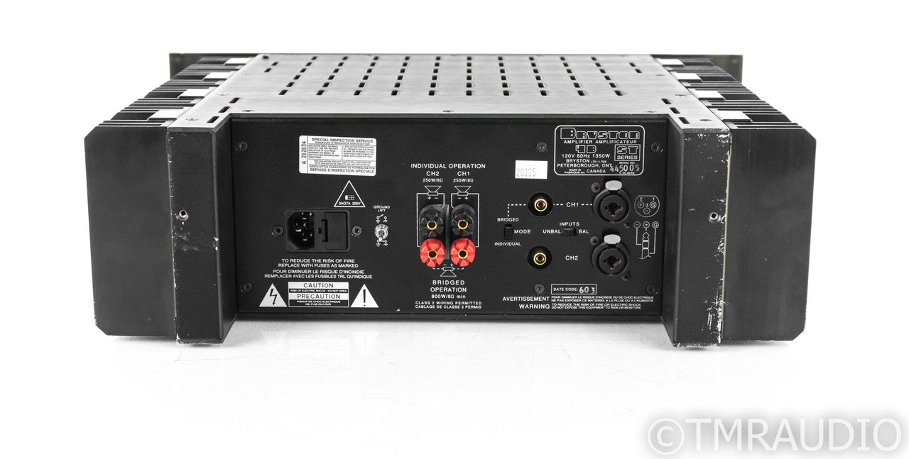 Bryston 4B-ST Stereo Power Amplifier; 4BST; NEW CAPS