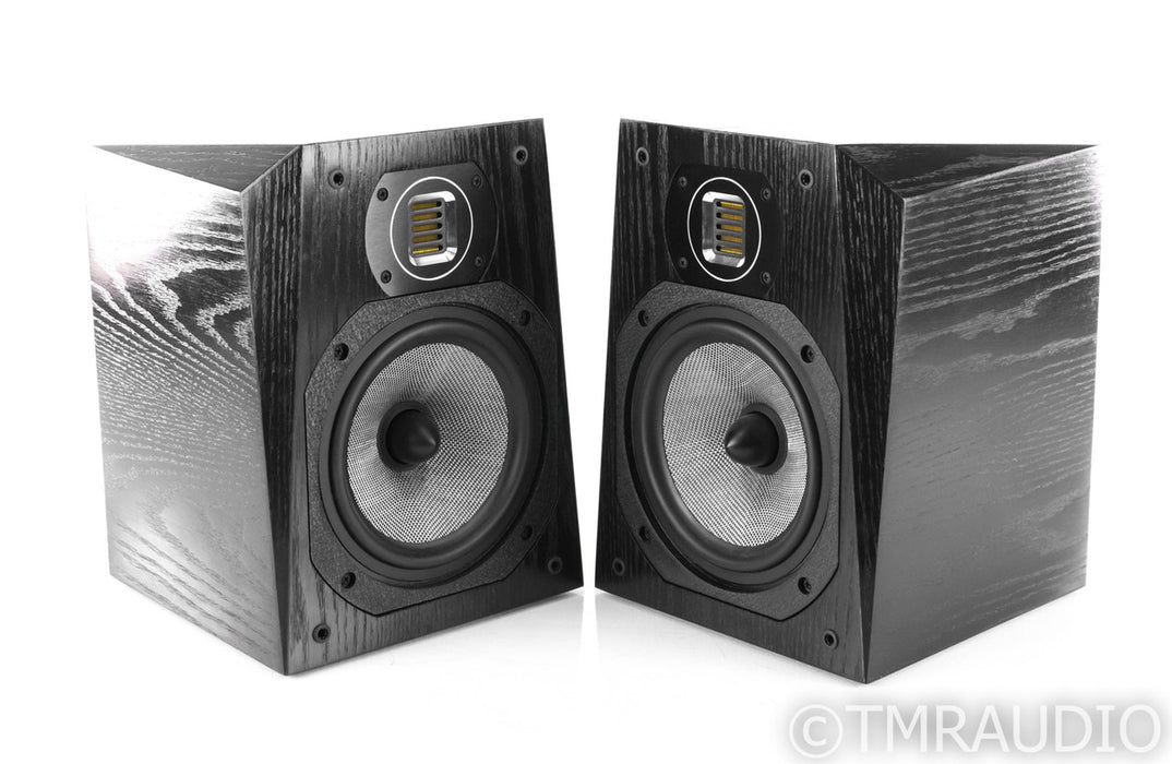 Legacy Studio HD Bookshelf Speakers; Black Oak Pair
