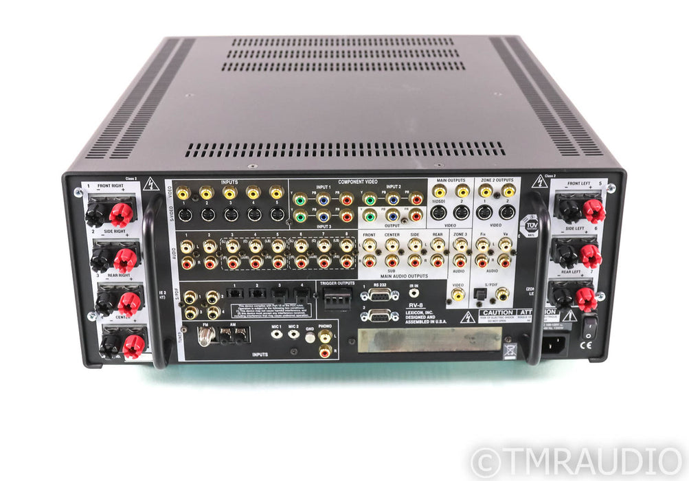 Lexicon RV-8 7.1 Channel Home Theater Receiver; RV8; Remote; AS-IS (No Output)
